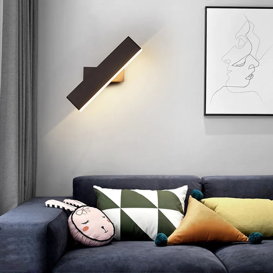 indoor wall lamp with switch mirror