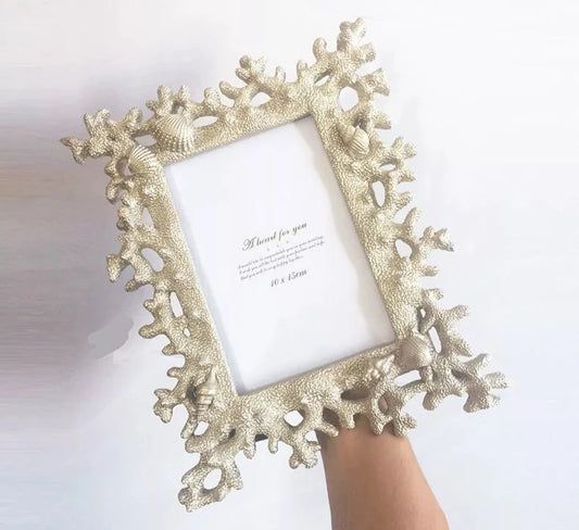 Creative Coral Shell Conch Resin Picture Frame