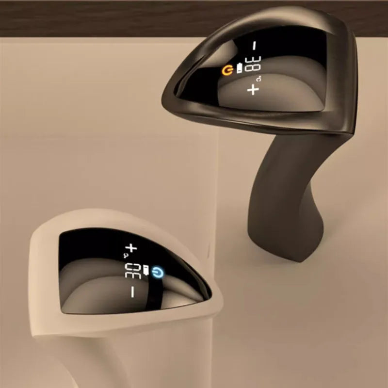 New Intelligent Digital Display Sensor Basin Faucet Hot and Cold Water