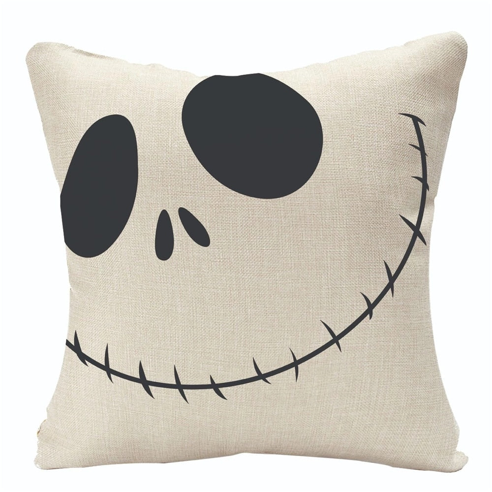 New Linen Halloween Fall Cushion Cover Trick or Treat