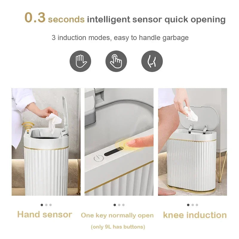 Smart trash can dustbin automatic sensor