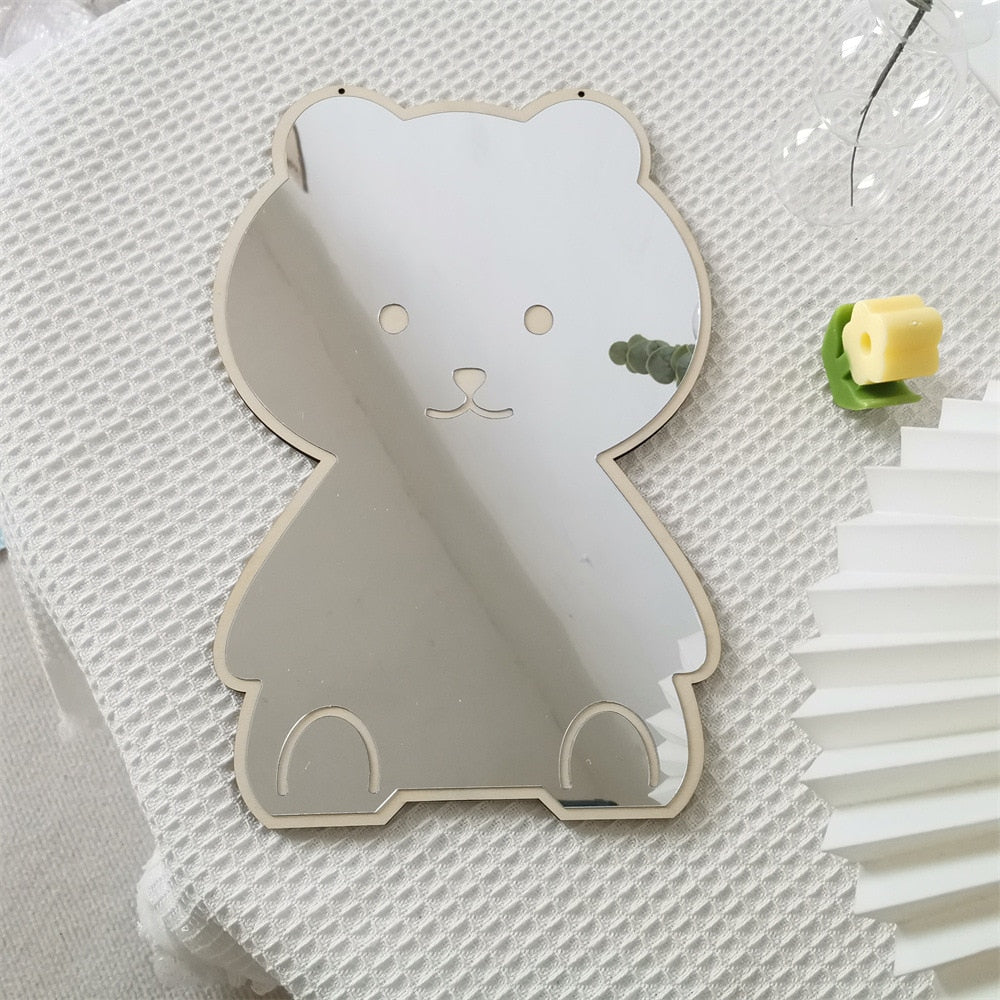 Decorative Mirror for Kids Room Cute Bear