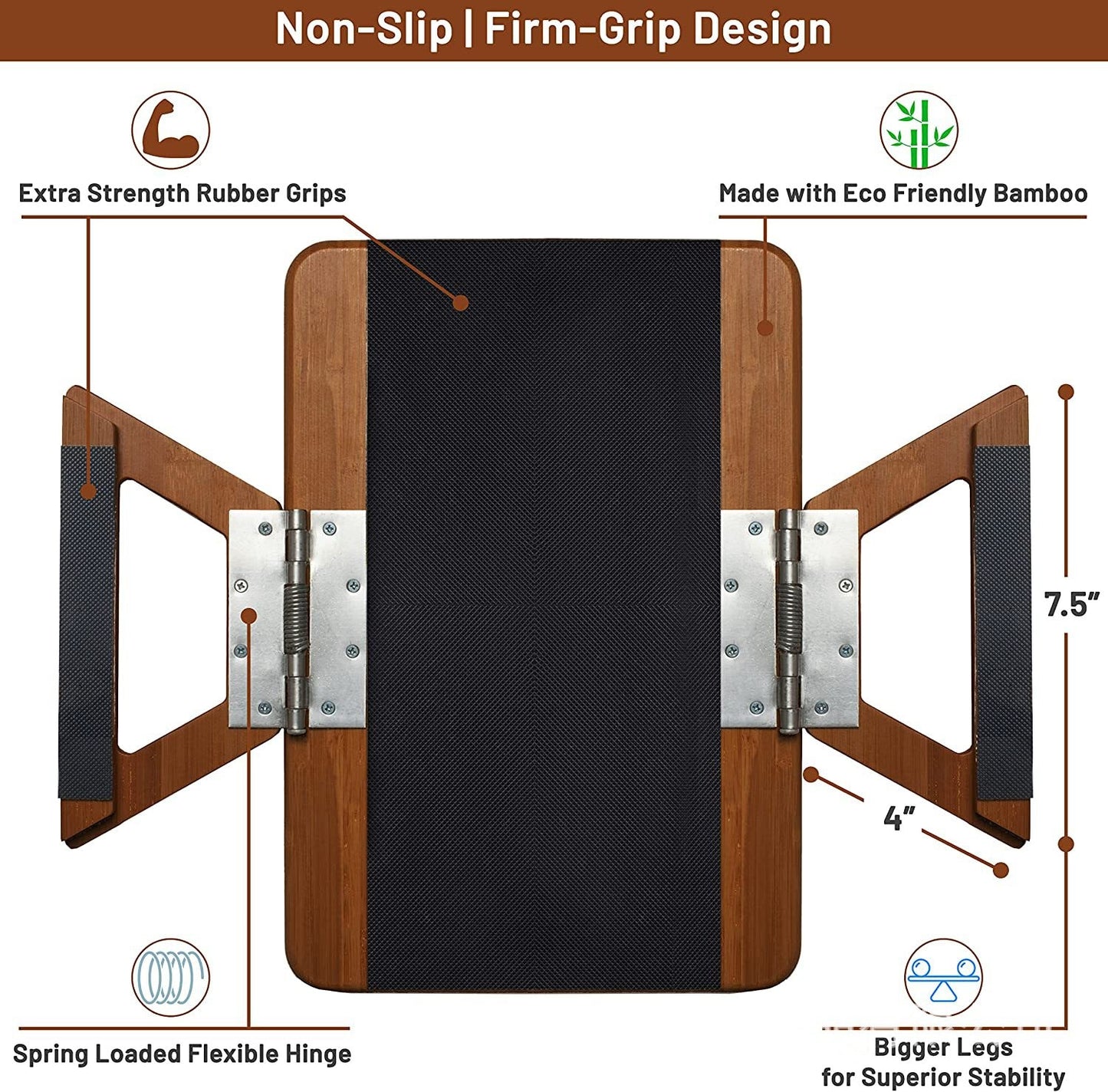 Couch Arm Tray Table  for Wide Couches