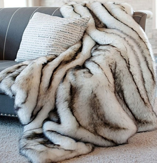 Faux Fur Blanket high-end imitation rabbit