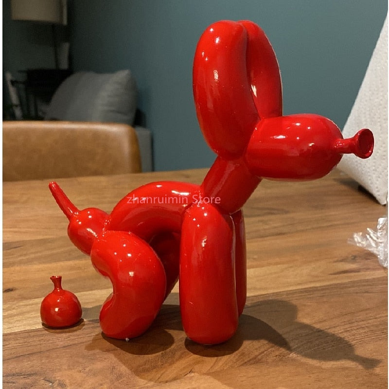 Balloon Dog Poo Statue