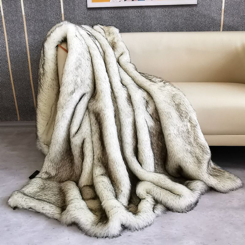 Faux Fur Blanket high-end imitation rabbit