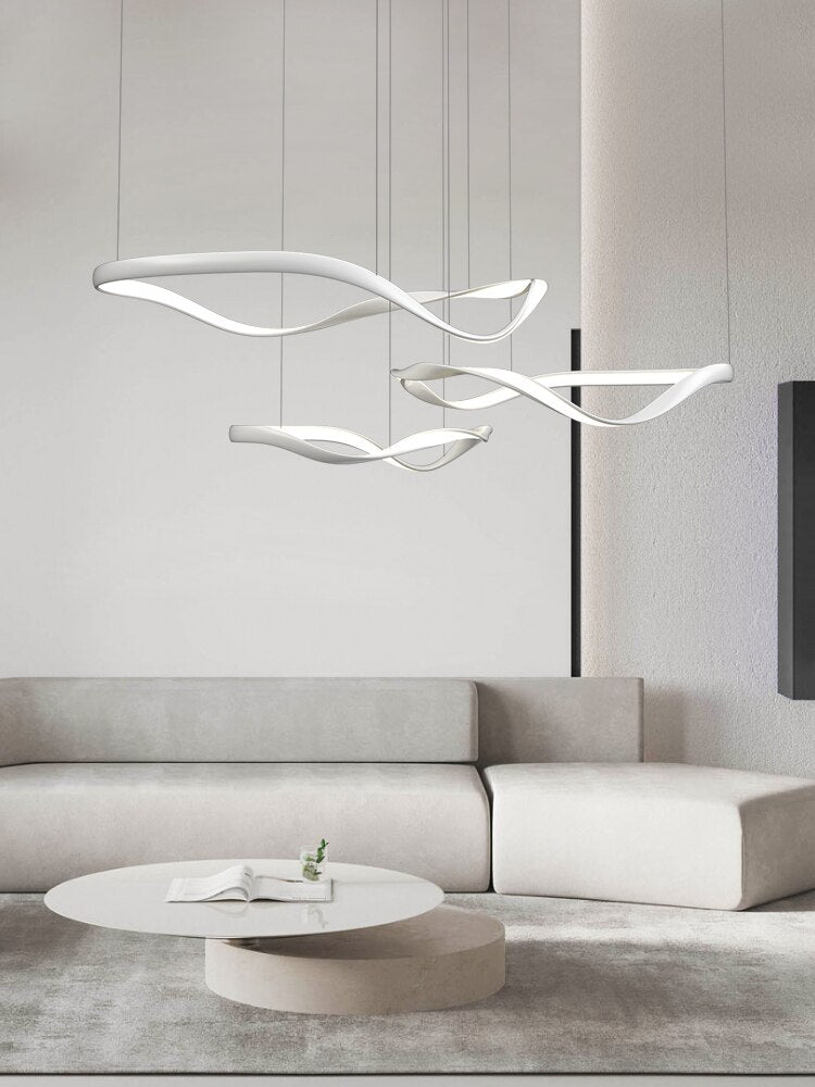 Minimalist led living room chandelier