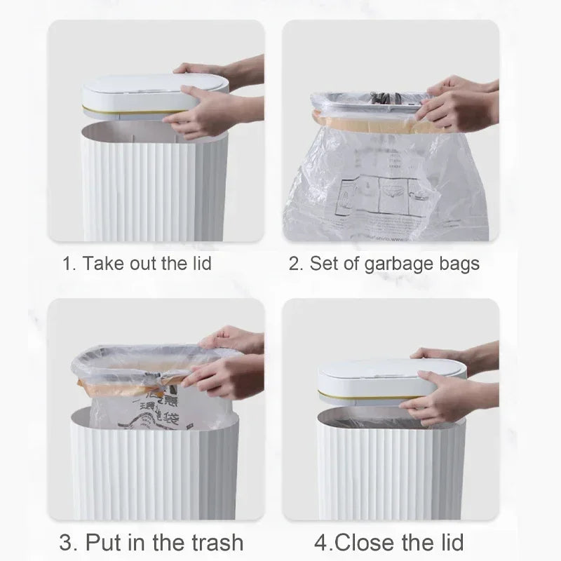 Smart trash can dustbin automatic sensor