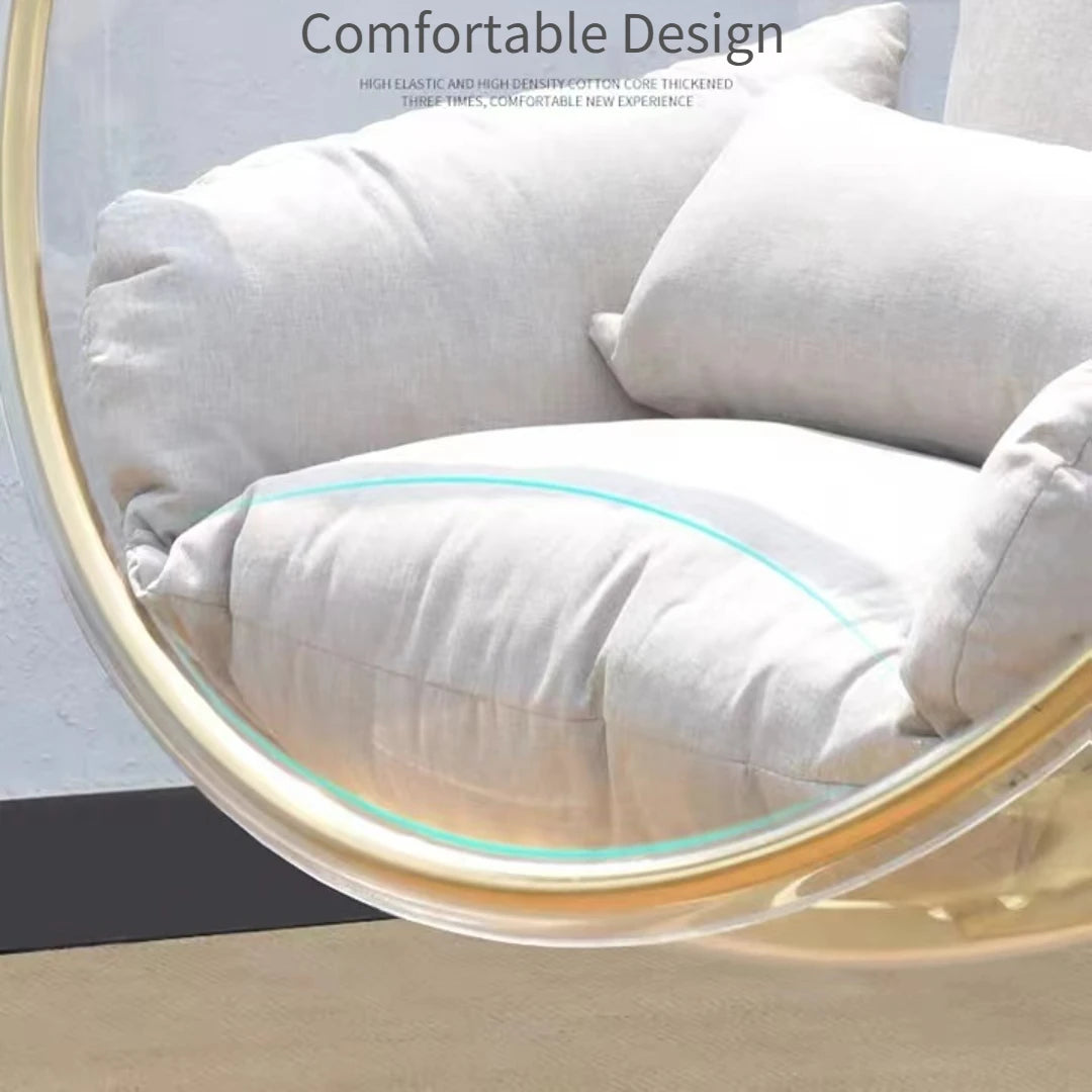 Net Red Transparent Bubble Hemispheric Acrylic Swing Hanging Chair