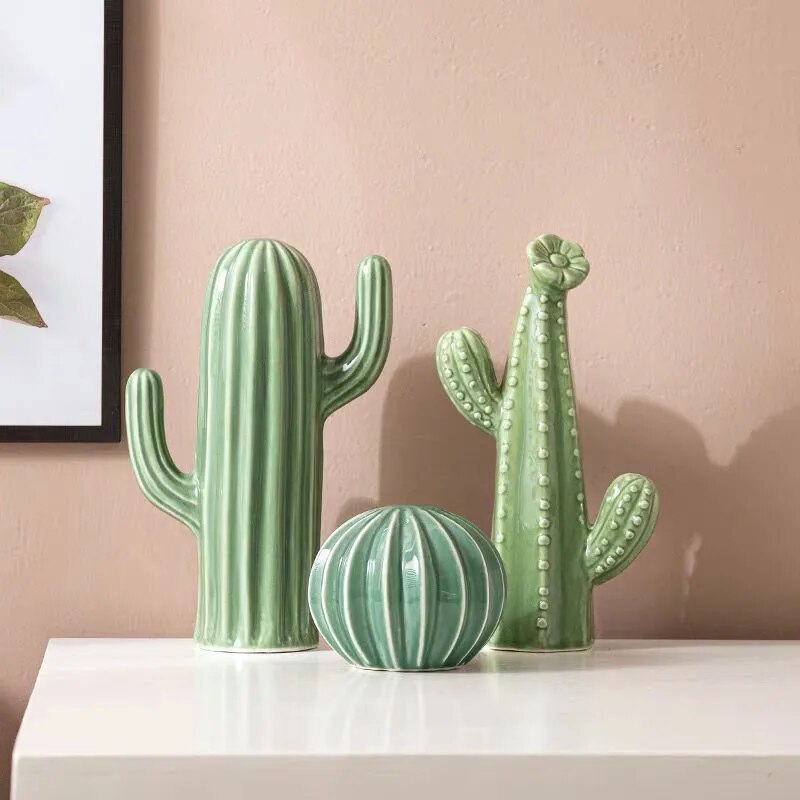 Nordic Ceramic Cactus Simulation