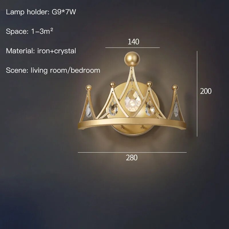 Crown Design Led Wall Lamp