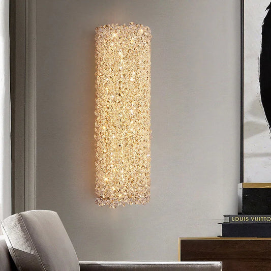 Postmodern Luxury Crystal Wall Lamp