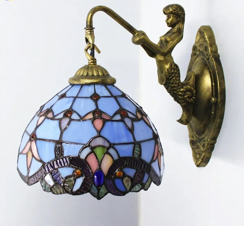 Tiffany Mermaid Wall Lamps